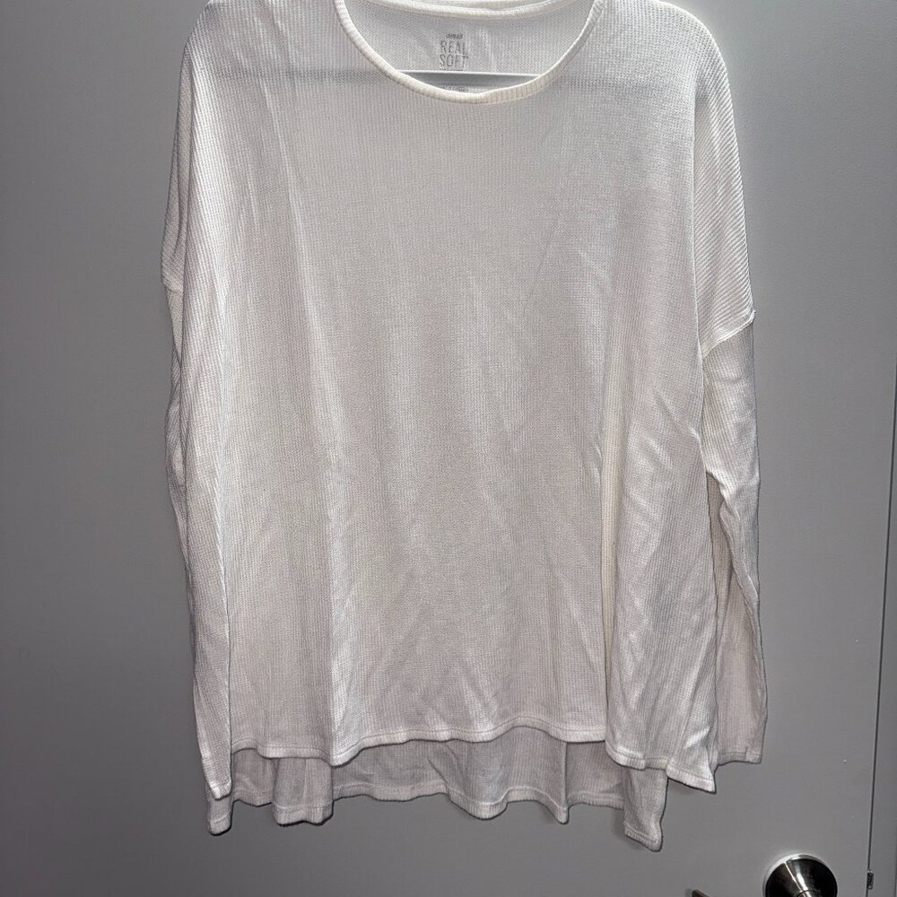 Aerie long-sleeve waffle tee